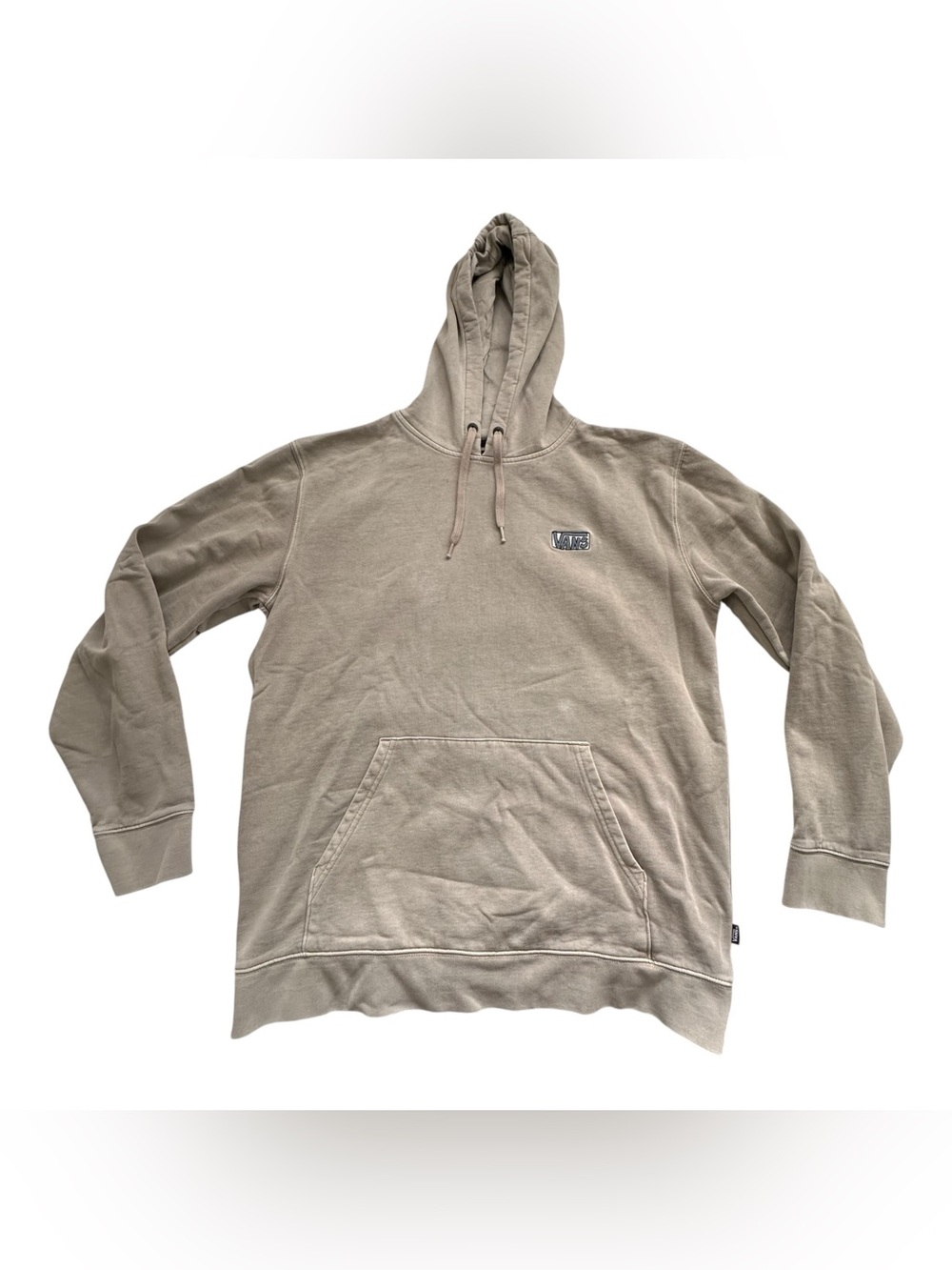 Vans Men's Beige/Tan Fleece Lined Pullover Hoodie